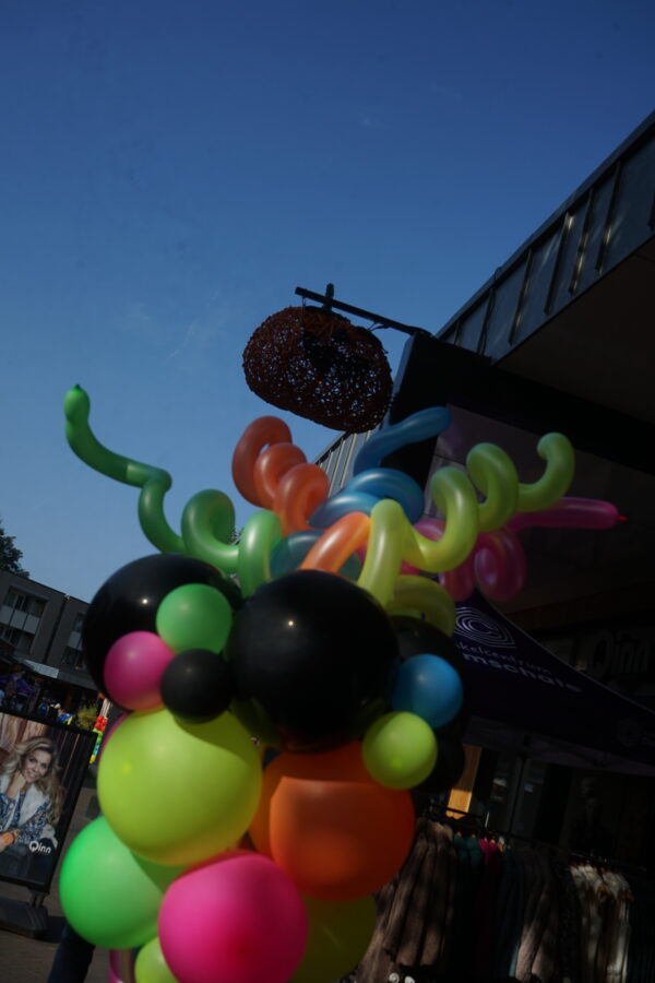 Ballon pilaar curly neon - Afbeelding 5