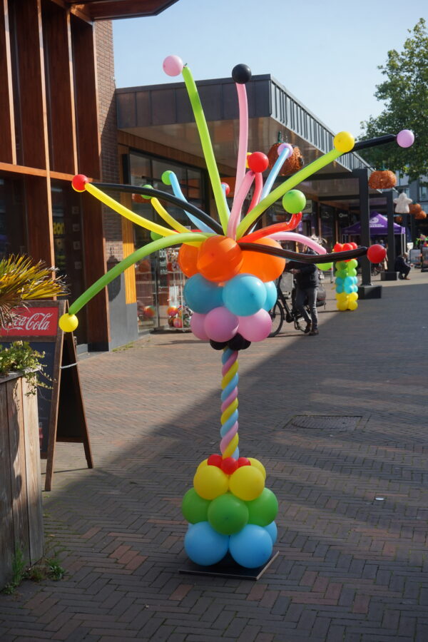 Ballon pilaar Happy - Afbeelding 2